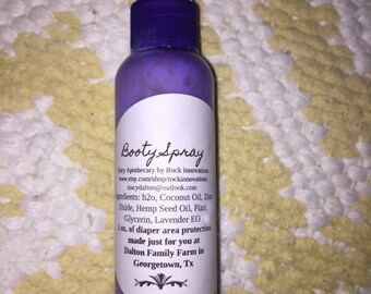 Booty Spray Diaper Ointment / diaper cream / diaper rash / baby care / organic baby products / baby shower / baby gift / natural baby care