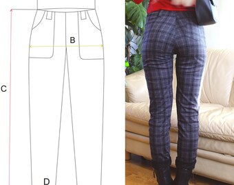 ladies legging pattern, womens pants sewing pattern, womens pants pattern, leggings pattern2018 top patterns, EASY LEGGINGS, sew easy, pdf