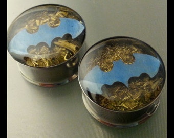 7/8" (22mm) double flare Bat Man plugs