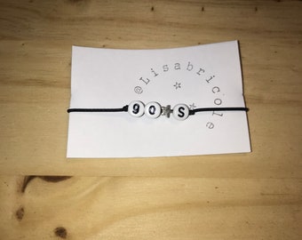 bracelets letters and numbers