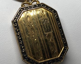 Vintage GF Locket and Necklace