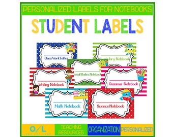 How to make notebook labels
