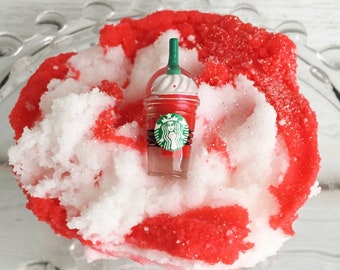 Cloud Slime, Starbucks Slime, Slime Shop, Stretchy Slime, Scented Slime, 8oz Starbucks Strawberry Scented Slime , Cheap Slime, Lillycatbout