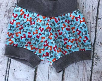 Short pour enfant 6-9 mois renards