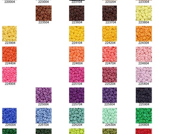 Spring BOGO Special! Get 500+500 4mm Tiny Buttons of your color choice, PLUS 500 Assorted Scrapbook Brads!