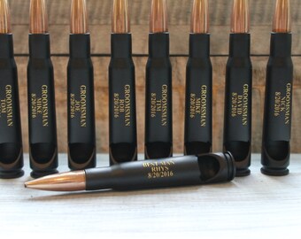 Facebook Offer-Customizable-50 Caliber® Military Black Powder Coated Bullet Bottle Opener-Engravable-Openers -Groomsmen Gifts