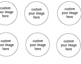 Custom Your Personal Image Edible Image Cupcake Topper Frosting Icing Sheet Circles