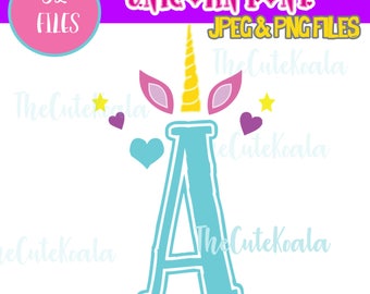 unicorn letter banner