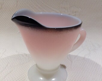 Creamer Hazel Atlas "Ovide" Pink & black