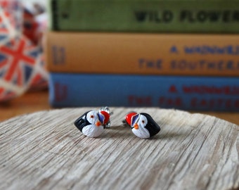 By the Shed Puffin Bird Earrings - Sea Birds - Coastal - Gift - Unique - Cliffs - The Good Life - Seaside - Northumberland - Farne Islands