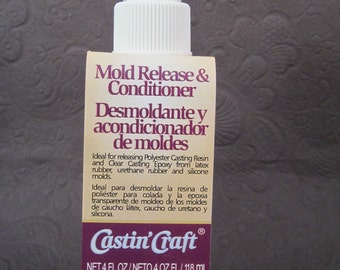 Mold Release 4 oz 118ml Conditioner for Resin Latex Urethane Silicone Castin' Cast
