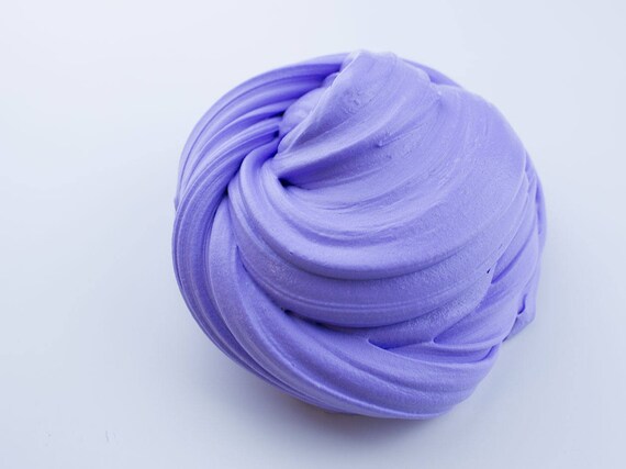 Purple Fluffy Butter Slime large 8 ounce