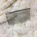 Metal Haircomb 4" x 2" 26 Tooth Sidecomb Veil Comb