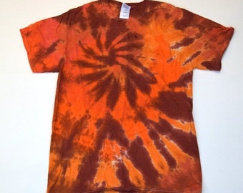 Beaches of Mars ~ Spiral Tie Dye T-Shirt (Gildan Ultra Cotton Size M) (One of a Kind)