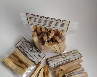 Fresh and Fragrant Palo Santo sticks. Natural Incense-Bursera Graveolens-Sustainable harvest-Ecuador