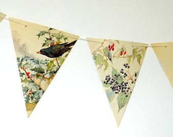 Christmas Garland, Holiday Garland, Christmas Bunting, Christmas decoration, Holiday Decor, Winter Bunting, Banner, Christmas wedding