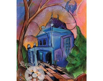 Terracotta Abbey .. Limited Edition Archival Print
