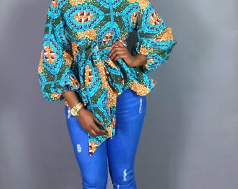 African style pattern of women traditional classical wax