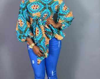 African style pattern of women traditional classical wax