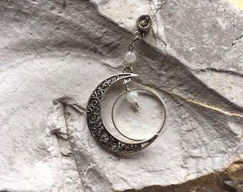 Pendant *** White Moon ***,
