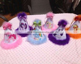 Personalized My Little Pony Birthday Party Hat - you pick the pony
