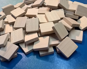 Blank Scrabble Tiles (lot of 120) Unmarked