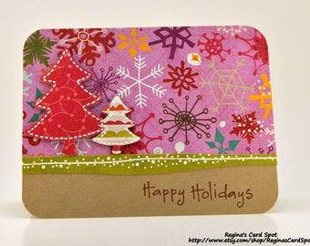 Funky, Retro Holiday Card