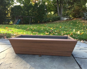 Light Brown Outdoor Planter