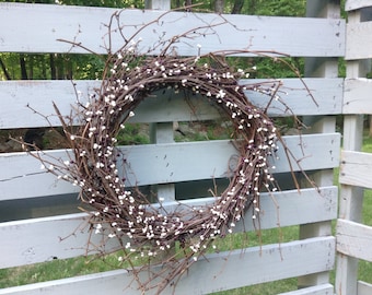 Farmhouse Decor, Rustic Wreath, Front Door Wreath, Wedding Wreath, Country Home Decor, Housewarming, Rustic Decor, Spring Wreath, Easter
