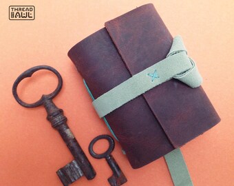 leather notebook, writers journal, leather sketchbook, 3rd anniversary, leather journal, artist sketchbook, writers gift, travel journal
