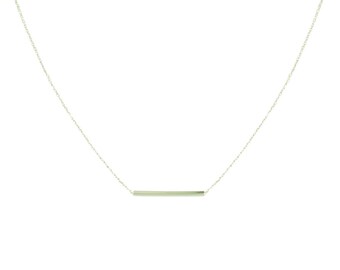 Bar pendant necklace, Silver bar necklace, Gold bar necklace, Short necklace, layering necklace, rose gold bar necklace,dainty bar necklace