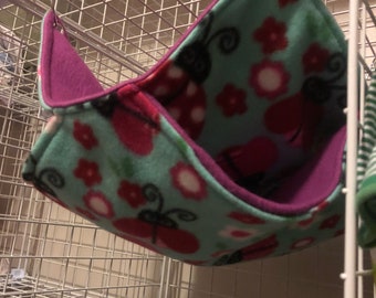 Double Hammock - rat hammock, rat cage accessories, Double hammock, rat, rat toys, rat hammocks, pet rat