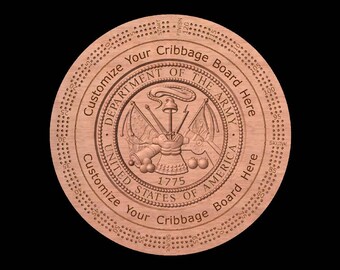 Custom Personalized Cribbage Board