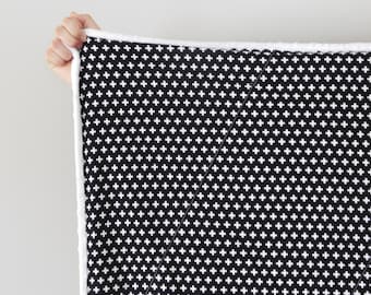Audrey Modern Black and White Quilt, Baby Quilt, Baby Quilt, Modern Quilt, Modern Baby Quilt