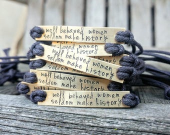 Custom Hand Stamped Bracelet, friendship bracelet, Custom Name Jewelry, Quote Bracelet, Gift Idea, bulk stamped bracelets