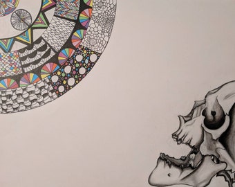 Custom Charcoal/ Mix Media Drawing
