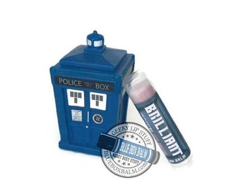 The 13th Doctor "Brilliant" - Doctor Who Inspired Lip Balm - Pink Lemonade Flavor Geek Stix - Pink Shimmer