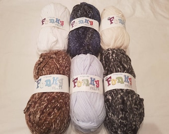 King Cole Funky Felt 100g Ball of Yarn