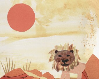 The Beasts That Growl and Roar Print