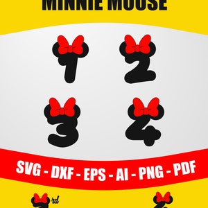 Free Free 204 Disney Character Numbers Svg SVG PNG EPS DXF File