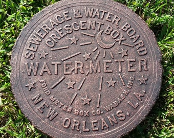 New Orleans Water Meter Cover - Copper