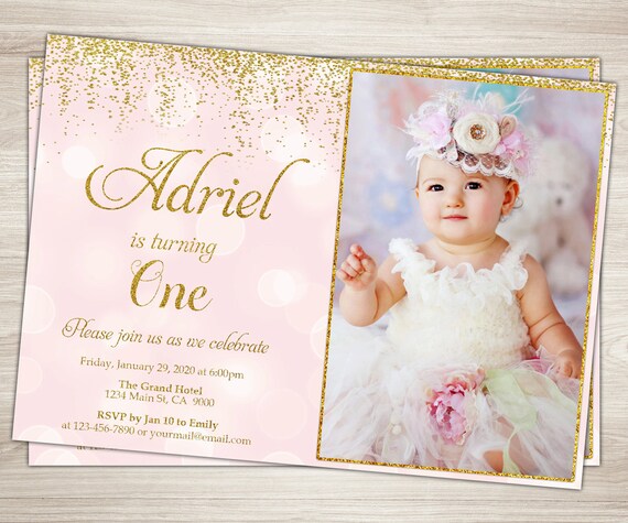 First Year Birthday Invitation 10