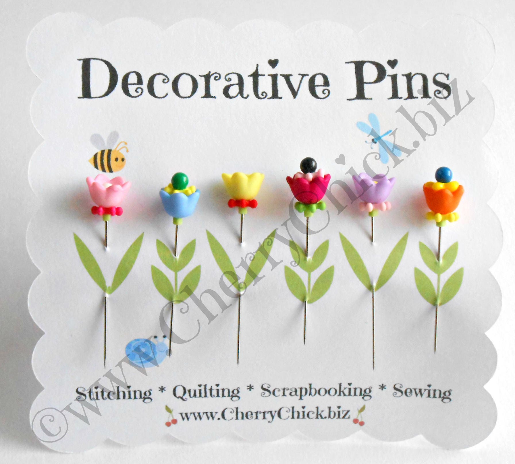 Embellishment Pins Gift for Quilters Decorative Pins