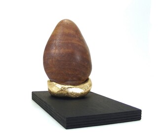 Suiseki - Fortuitous / Chinese Scholar Rock, Suseok, Viewing Stone, Sculpture, River Rock, Home Decor