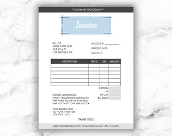 modern invoice