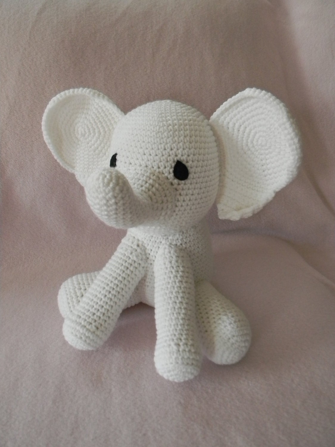 white elephant stuffed toy