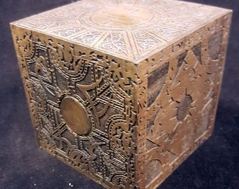 Hellraiser "The Box" - Functional Puzzle Box - Storage Box - Horror Movie Inspired - Made from Hard Maple - Choose from 3 Different Puzzles