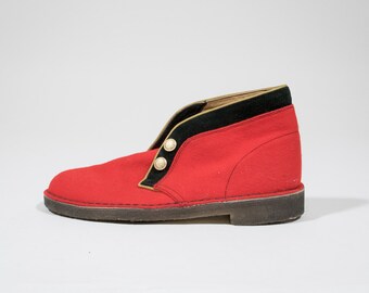 CLARKS - Leather and wool shoes