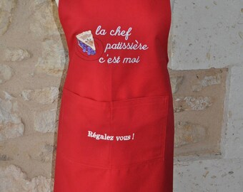 APRON woman pastry chef is me