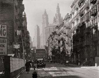 Henry Street - Manhattan - 1930 - New York City - Vintage - Photo - History - Photograph - Art - Photography - Empire State - Print - NYC